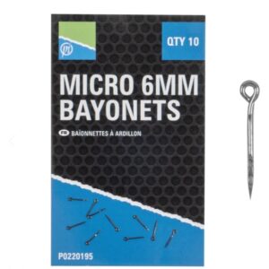 PRESTON MICRO 6MM BAYONETS - TRNOVI