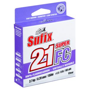 SUFIX SUPER 21 FLUOROCARBON 150M / CLEAR