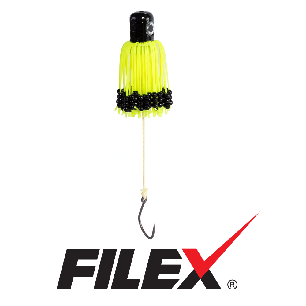 FILEX CAT DANCER MAX 200GR - SINGLE HOOK / BLACK & YELLOW