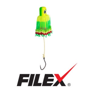 FILEX CAT DANCER MAX 200GR - SINGLE HOOK / FLUO TIGER